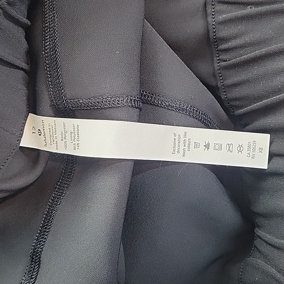 Lululemon Ready Set Cargo Pants Black sz 12 - Picture 5 of 10